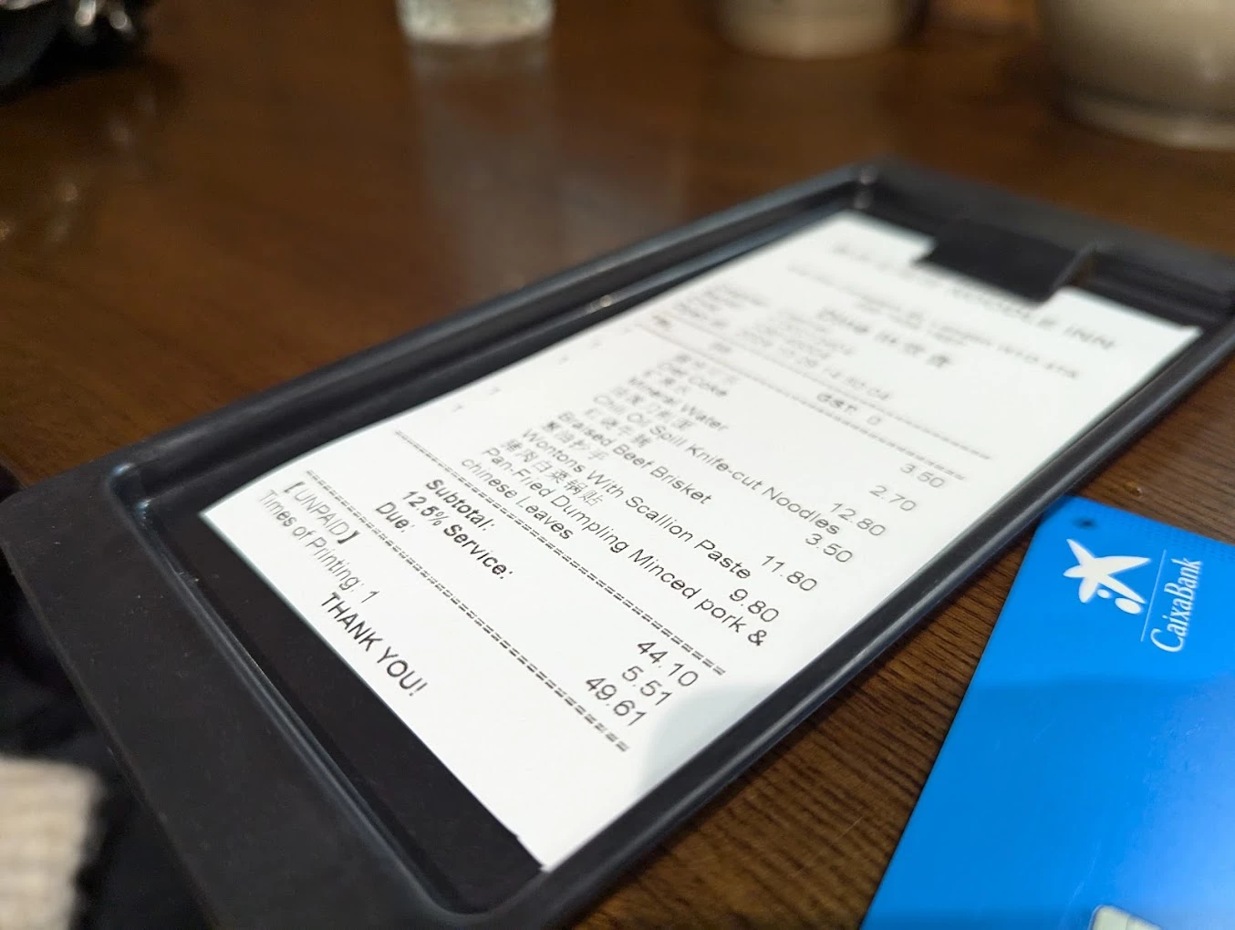 The Noodle Inn menu 2
